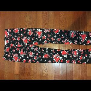 Black & Red Legging